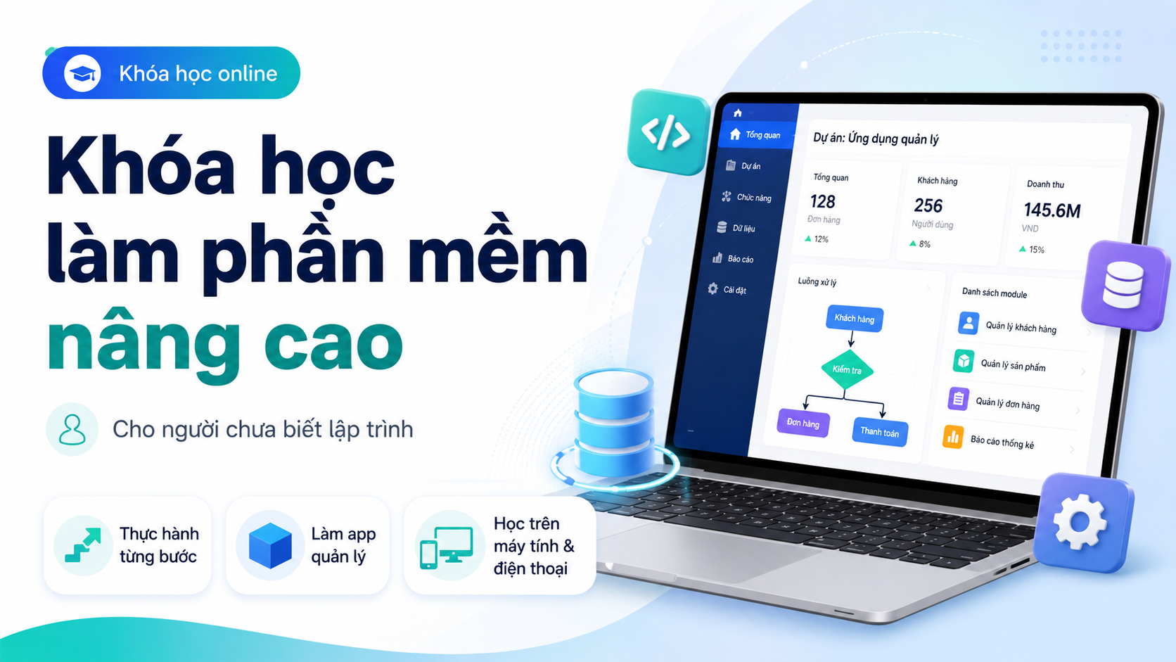 Vibe Code Cho Doanh Nghiệp – Tự Xây Phần Mềm Quản Lý Bằng AI mà không cần biết code (phiên bản nâng cao)
